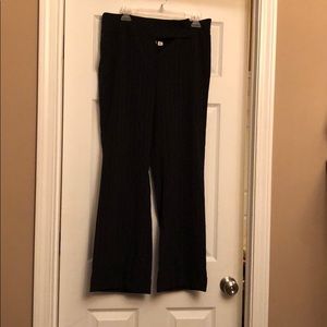 Cato pin strip black dress pants size 8